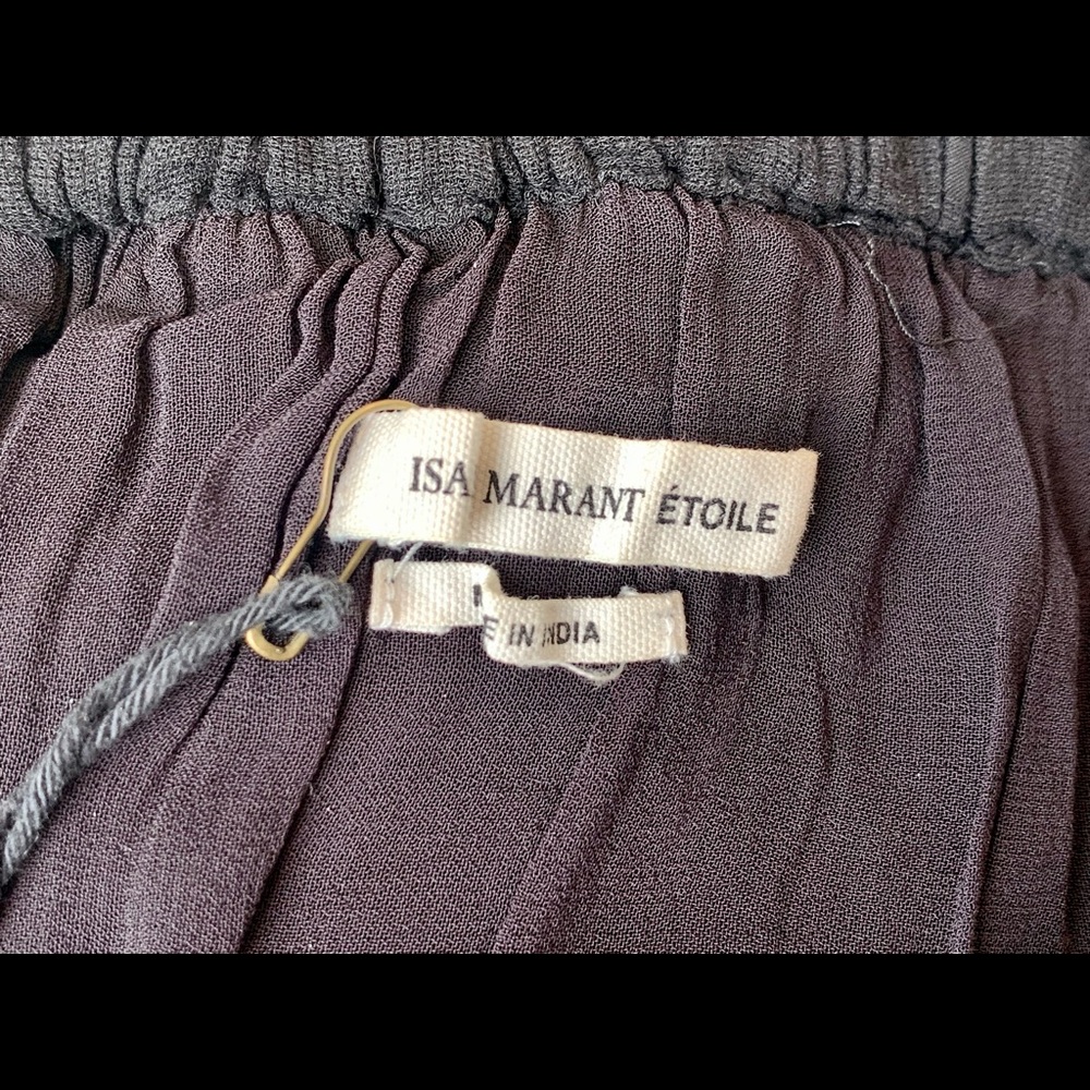 Isabel Marant Etoile Kamelie Tiered Voile Mini Skirt - Black - Picture 4 of 6